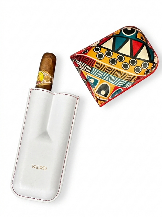 "Sintra" Cigar Case - 2 Cigar 60-62 Ring