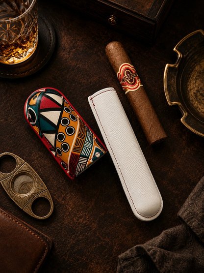 "Sintra" Cigar Case - 1 Cigar 60-62 Ring