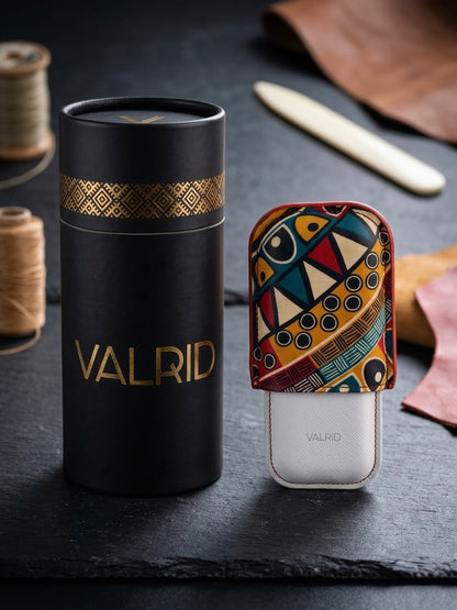 "Sintra" Cigar Case - 2 Cigar 60-62 Ring