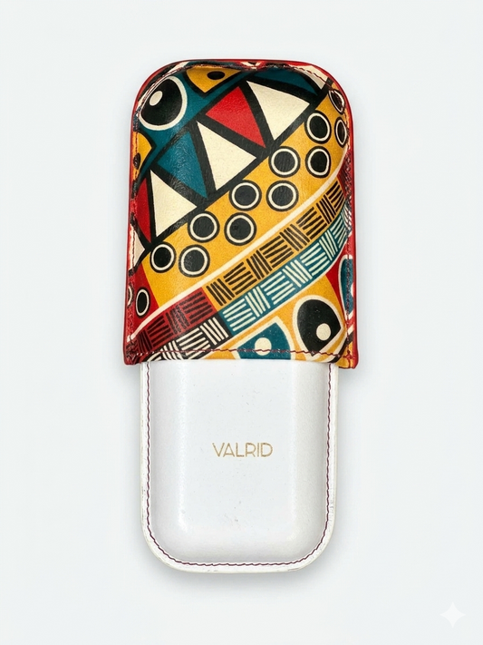 "Sintra" Cigar Case - 2 Cigar 60-62 Ring