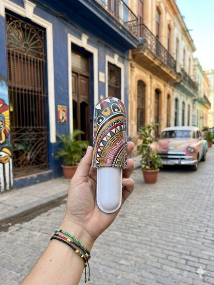 "Sintra" Cigar Case - 1 Cigar 60-62 Ring
